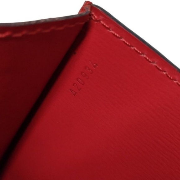 Authentic Louis Vuitton Crossbody Bag Arche Red Epi - Picture 9 of 15